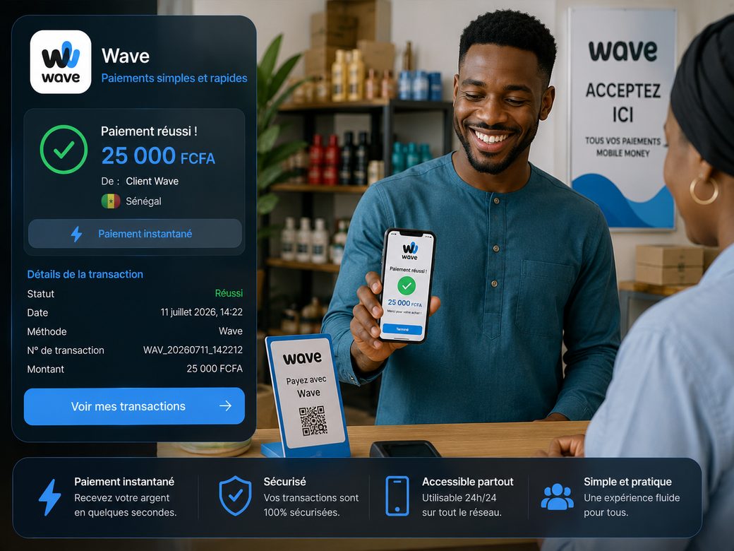 Wave, paiements simples et rapides